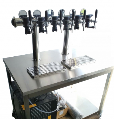 6 tap mobile bar