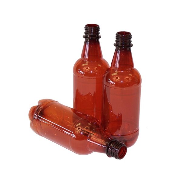 1L Brown PET Plastic Bottles Wholesale Pallet – Draft To Go