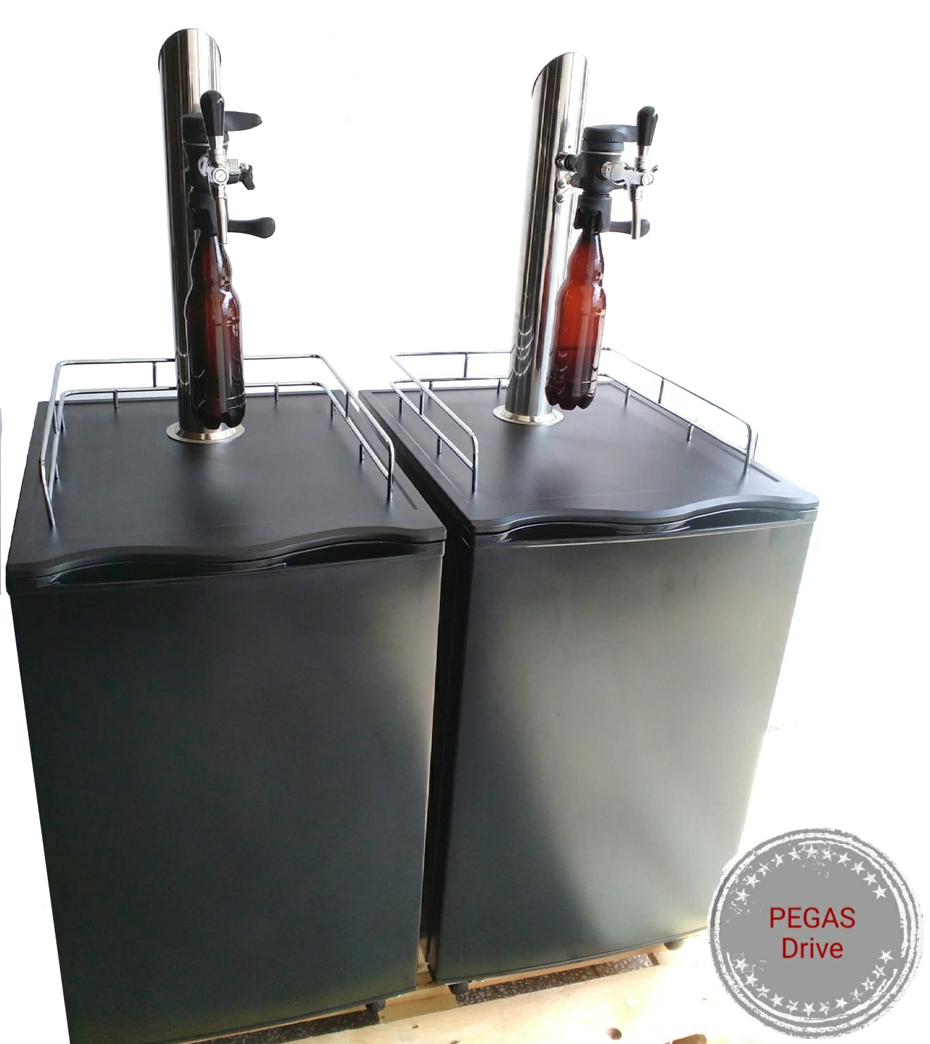 portable bar with kegerator